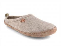 Pantofola in feltro WoolFit� Tundra, beige per donna