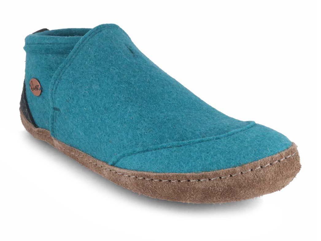 WoolFit� Pantofole in feltro Taiga, Turchese