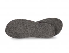 Solette in feltro WoolFit� da 5 mm di spessore, grigio chiaro | misura 35 - 50