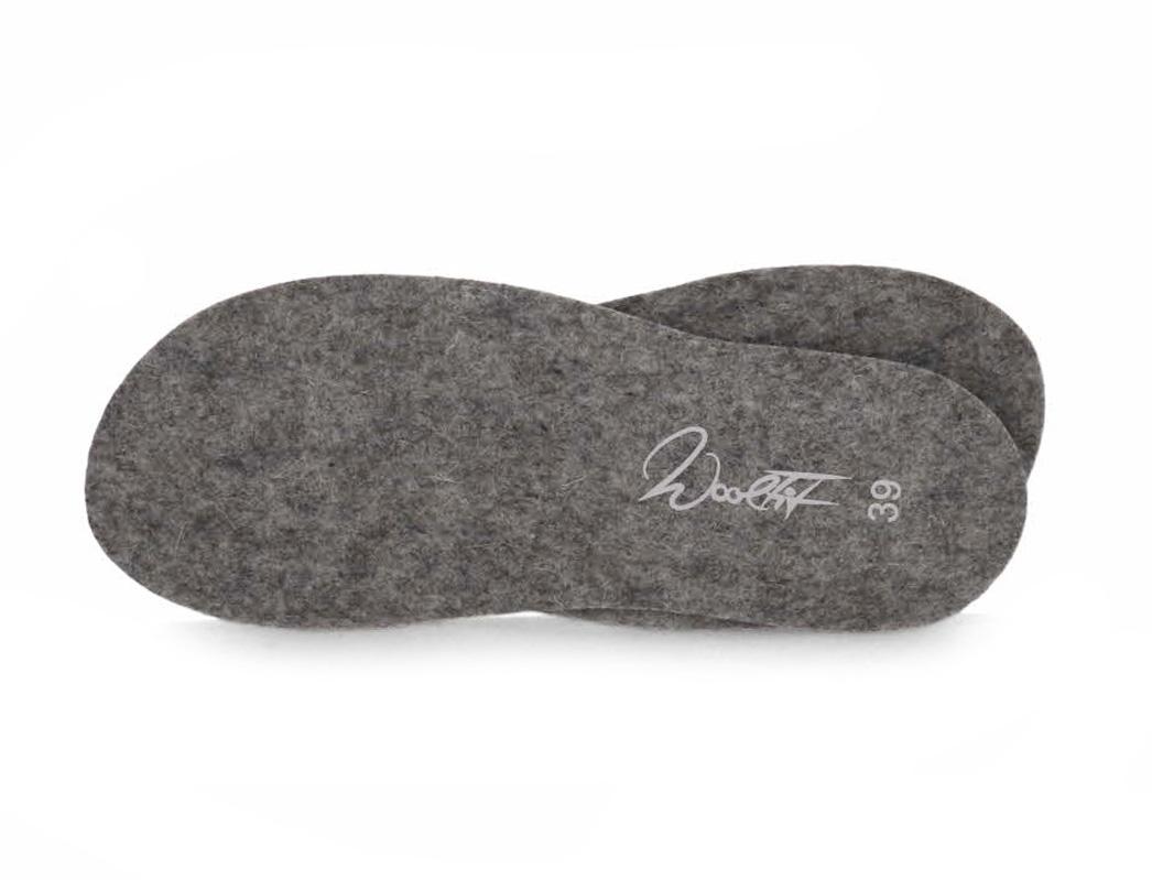 WoolFit� Solette sottili in feltro 3mm, Grigio Chiaro
