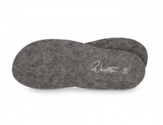 Solette in feltro sottile WoolFit� da 3 mm, grigio chiaro