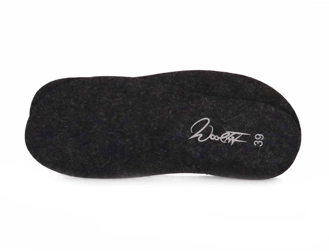 WoolFit� Solette sottili in feltro 3mm, Grigio Scuro