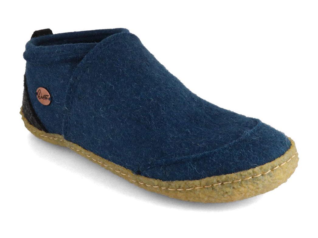 WoolFit� Taiga con Suola in Gomma Naturale, blu