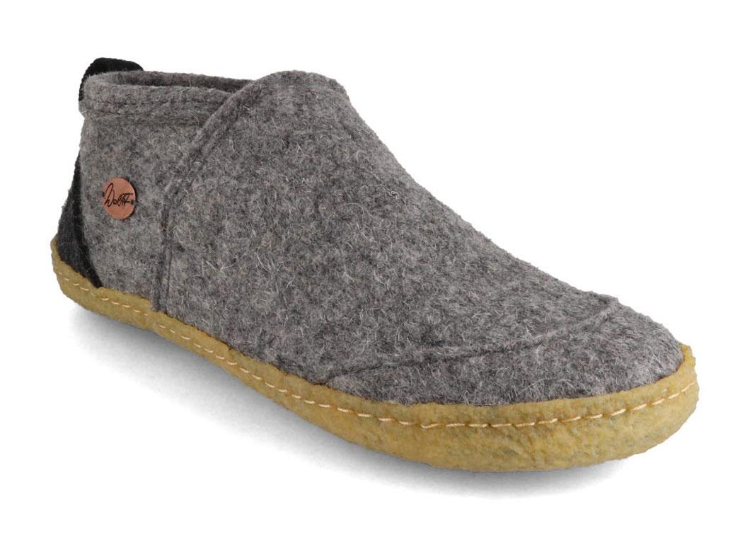 WoolFit� Taiga con Suola in Gomma Naturale, grigio chiaro
