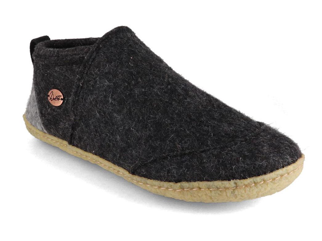 WoolFit� Taiga con Suola in Gomma Naturale, grigio scuro
