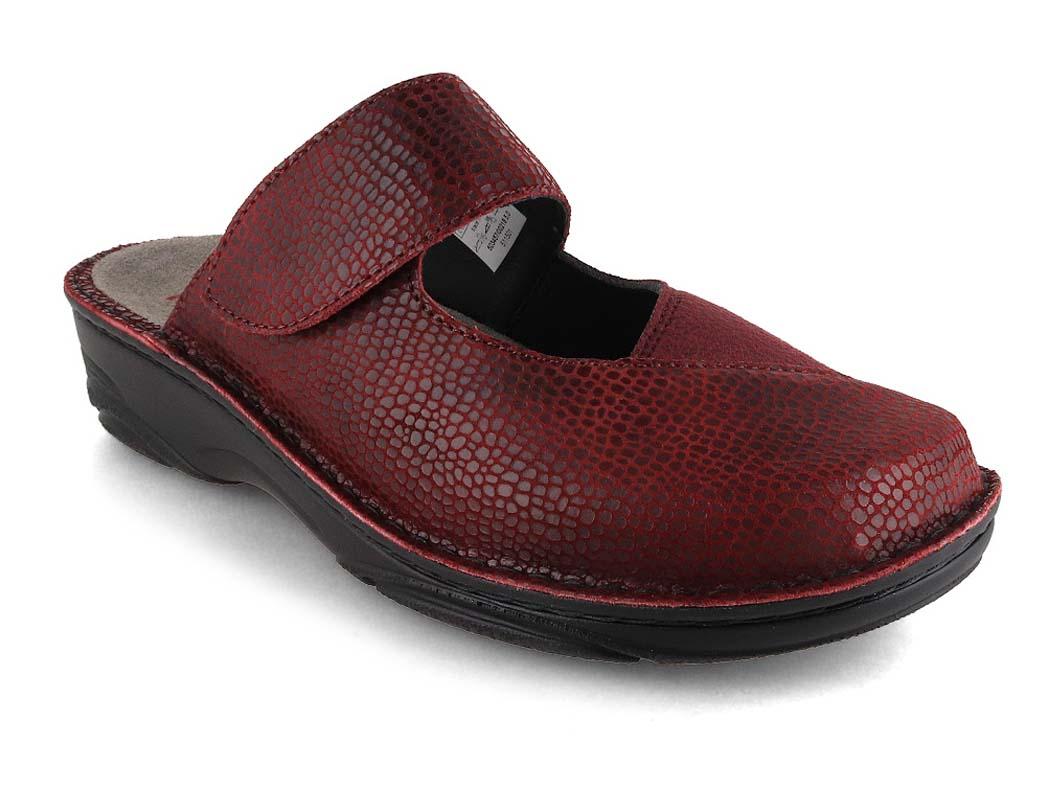 Zoccoli Berkemann da donna BERKOFLEX STRETCH Heliane, bordeaux