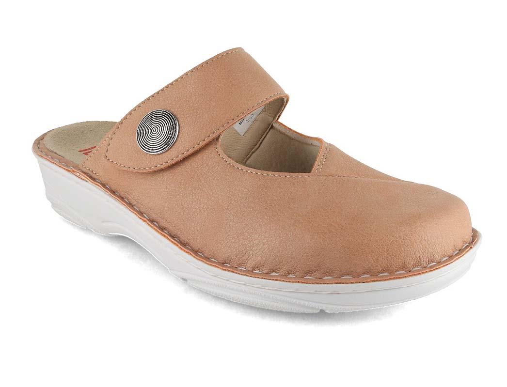 Zoccoli elasticizzati Berkemann da donna BERKOFLEX Heliane, beige