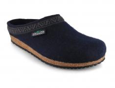 Zoccolo Stegmann in feltro di lana 108, navy