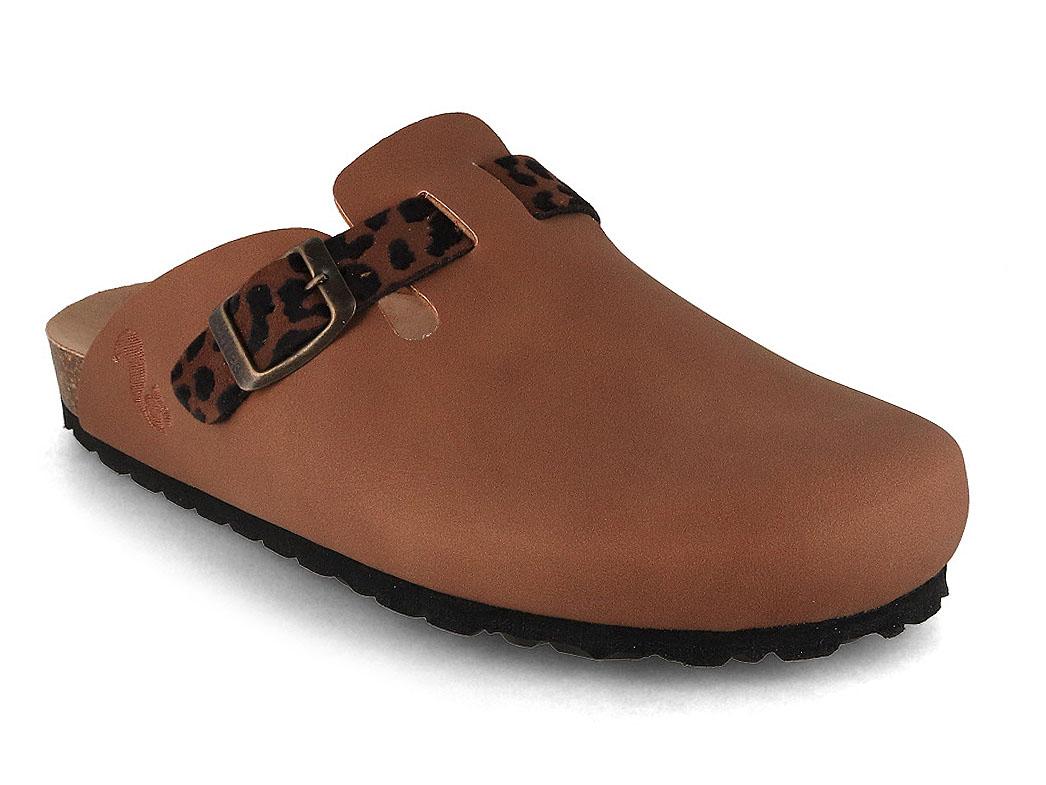 Zoccolo Thies eco bio da donna, cinnemon leo